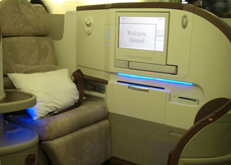 Business class seat