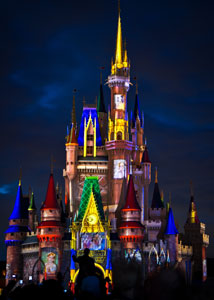 Cinderella caste in Disney World