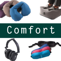 In-flight comfort products