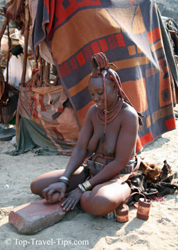 Himba woman in Namibia